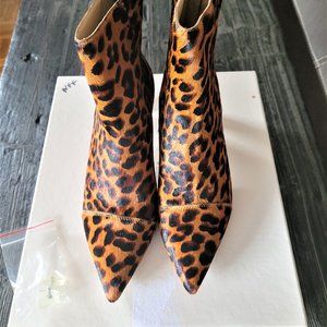 black suede studio booties